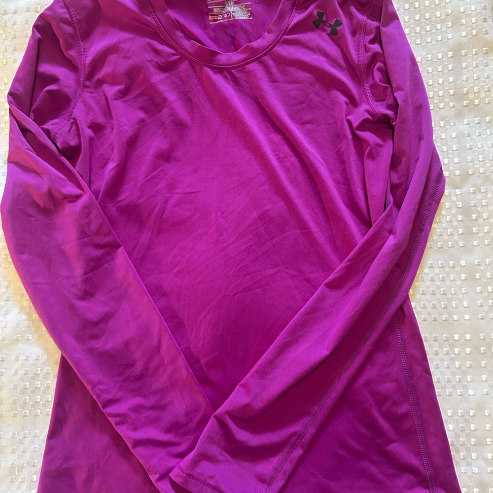 Under Armour Vibrant Purple Fitted Top